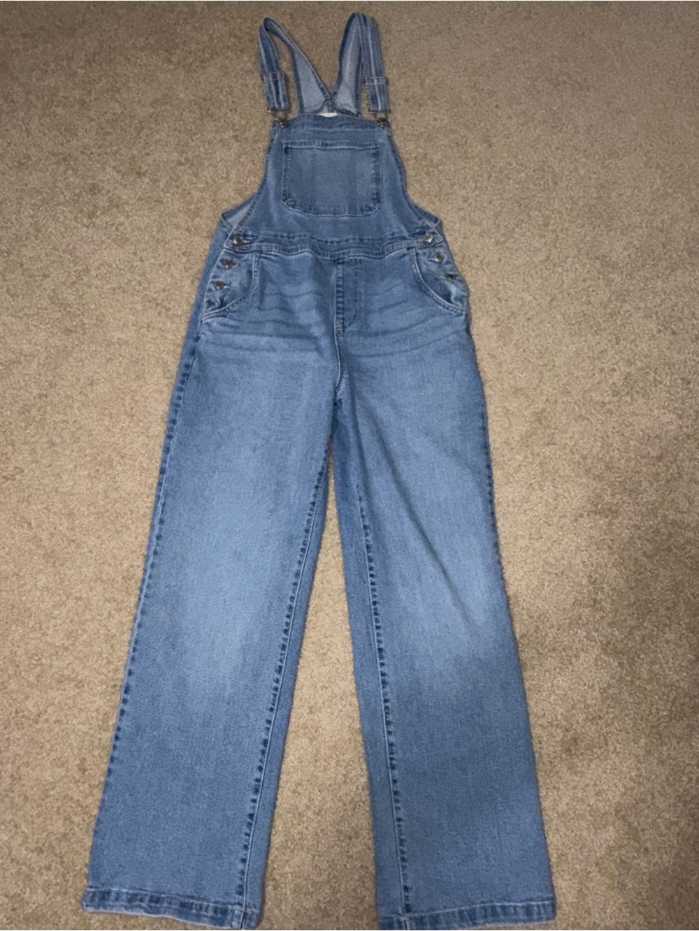 Classic Blue Denim Women's Overalls